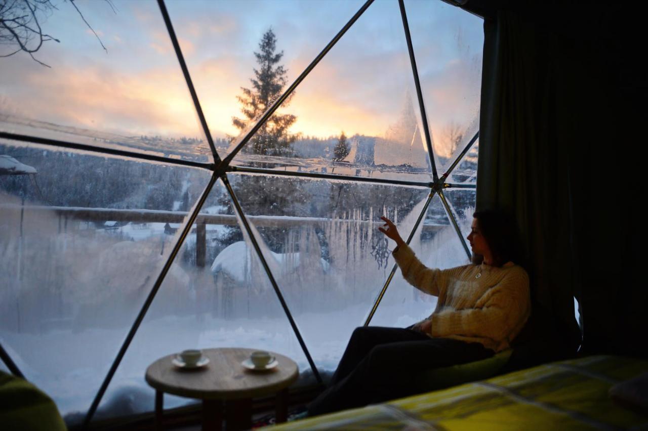 Глемпінг Едельвейс Hotel Oryavchyk Buitenkant foto