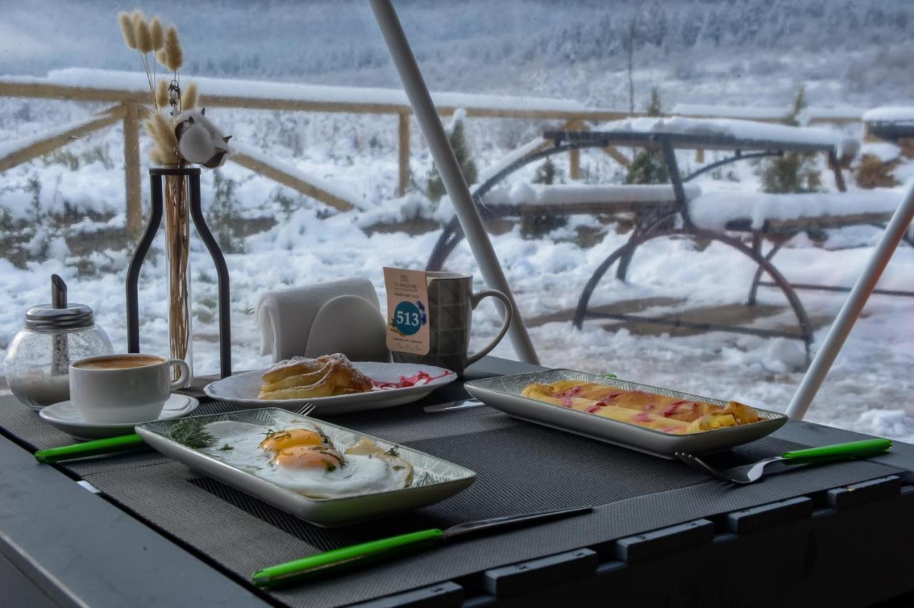 Глемпінг Едельвейс Hotel Oryavchyk Buitenkant foto
